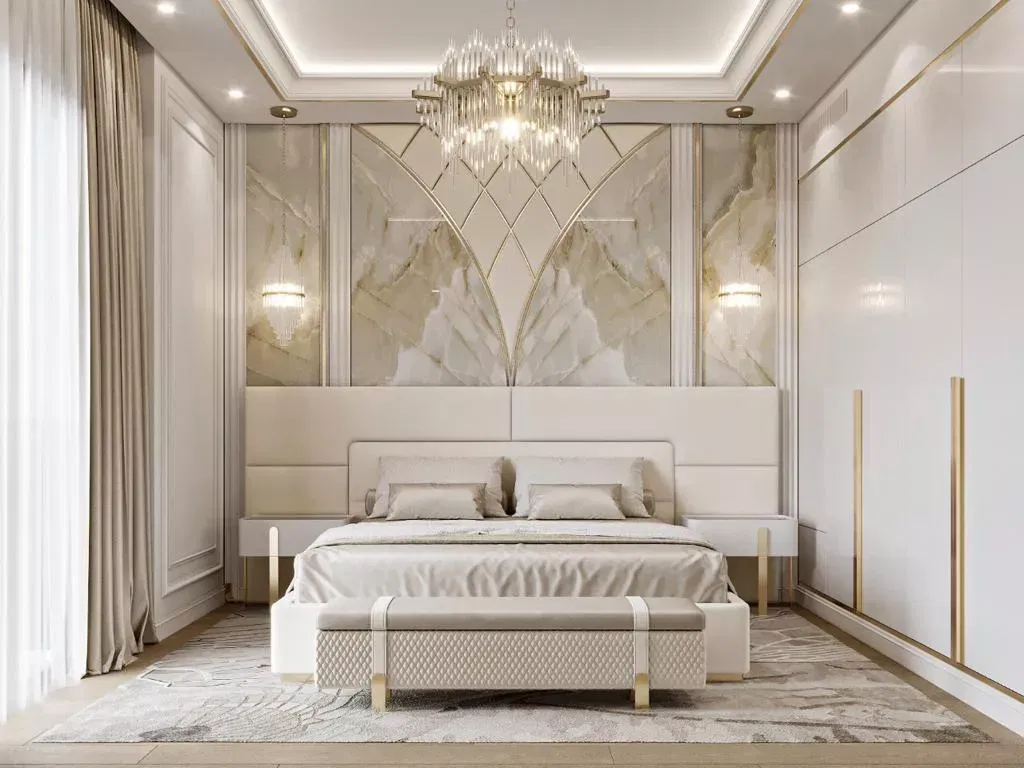 تجربة تصميم غرفة النوم الفاخرة