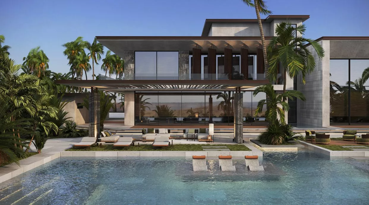 Exquisite Villa Landscape and Swimming Pool Design in Dubai