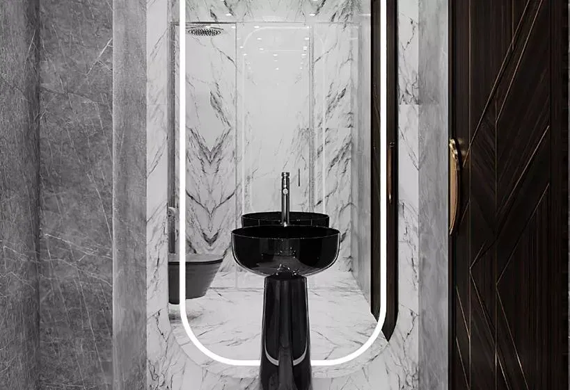 تصميم حمامات دبي الفاخرة: نصائح وحلول تنفيذية