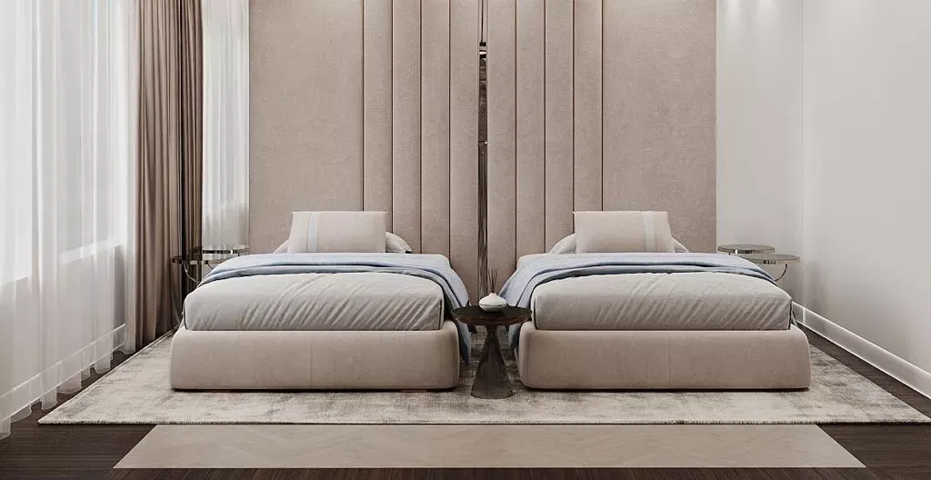 نصائح خبراء في تصميم غرفة بسريرين