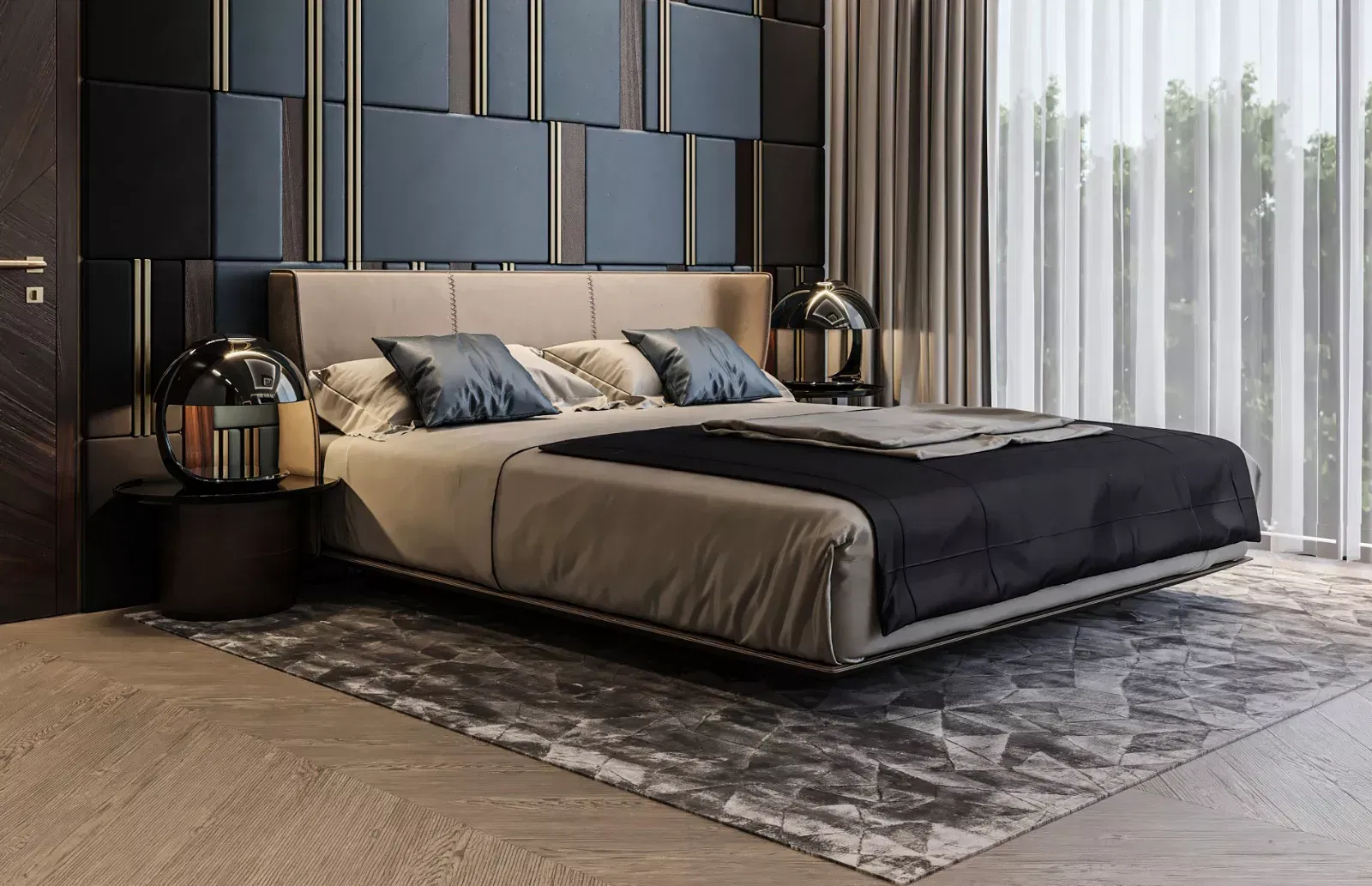 غرف نوم فاخرة في دبي: إعادة تعريف تجربة النوم