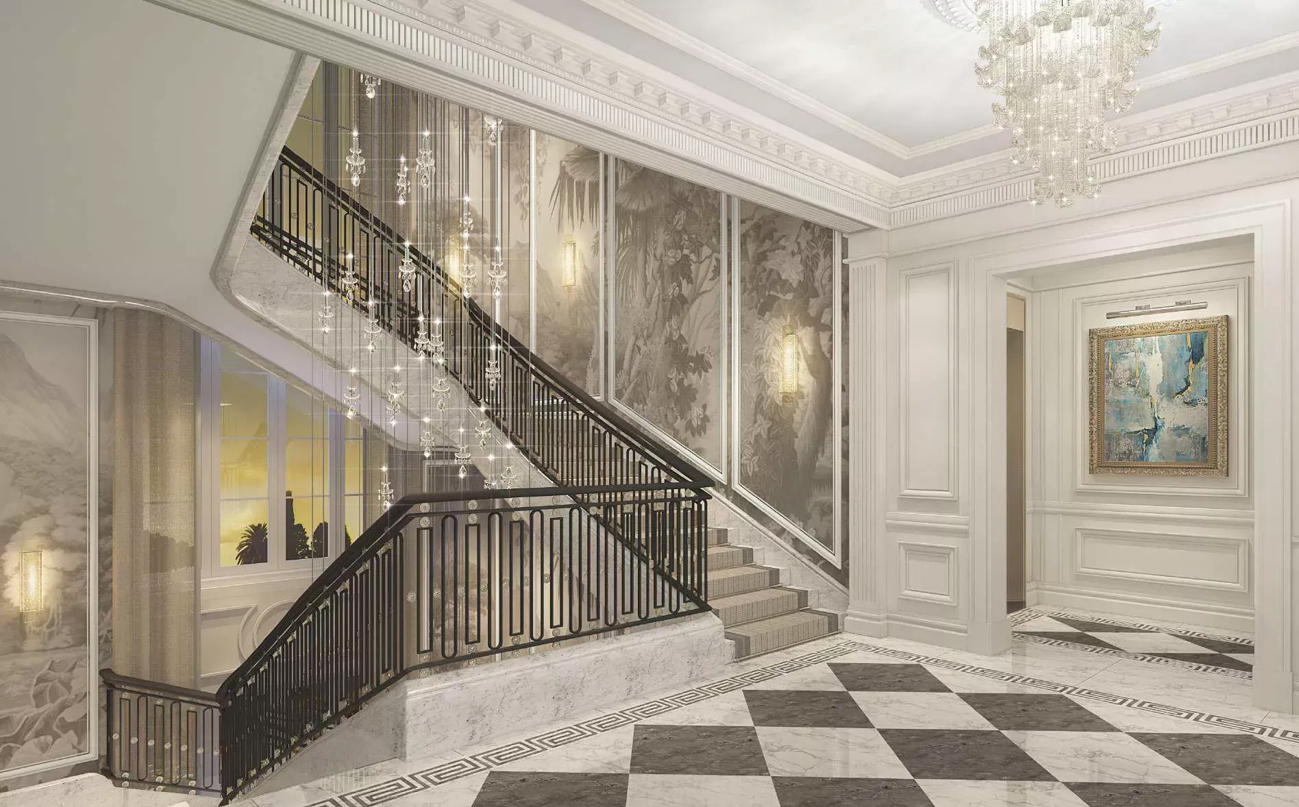 Transform Your Hallway with Elegant Luxury Corridor Interior Design