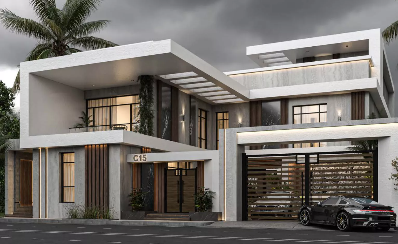 أفكار رائدة لتصميم خارجي لفلل معاصرة