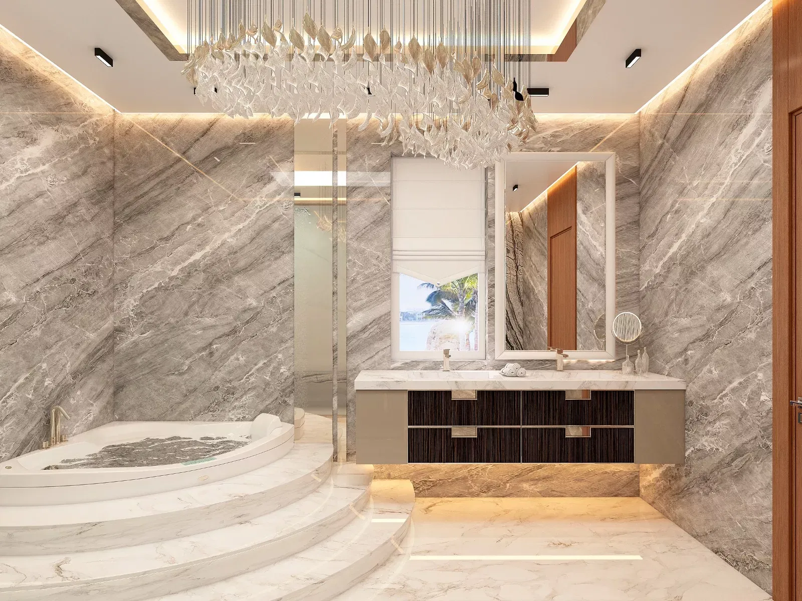 Mastering the Art of Villa Luxury Bathroom Interior Design