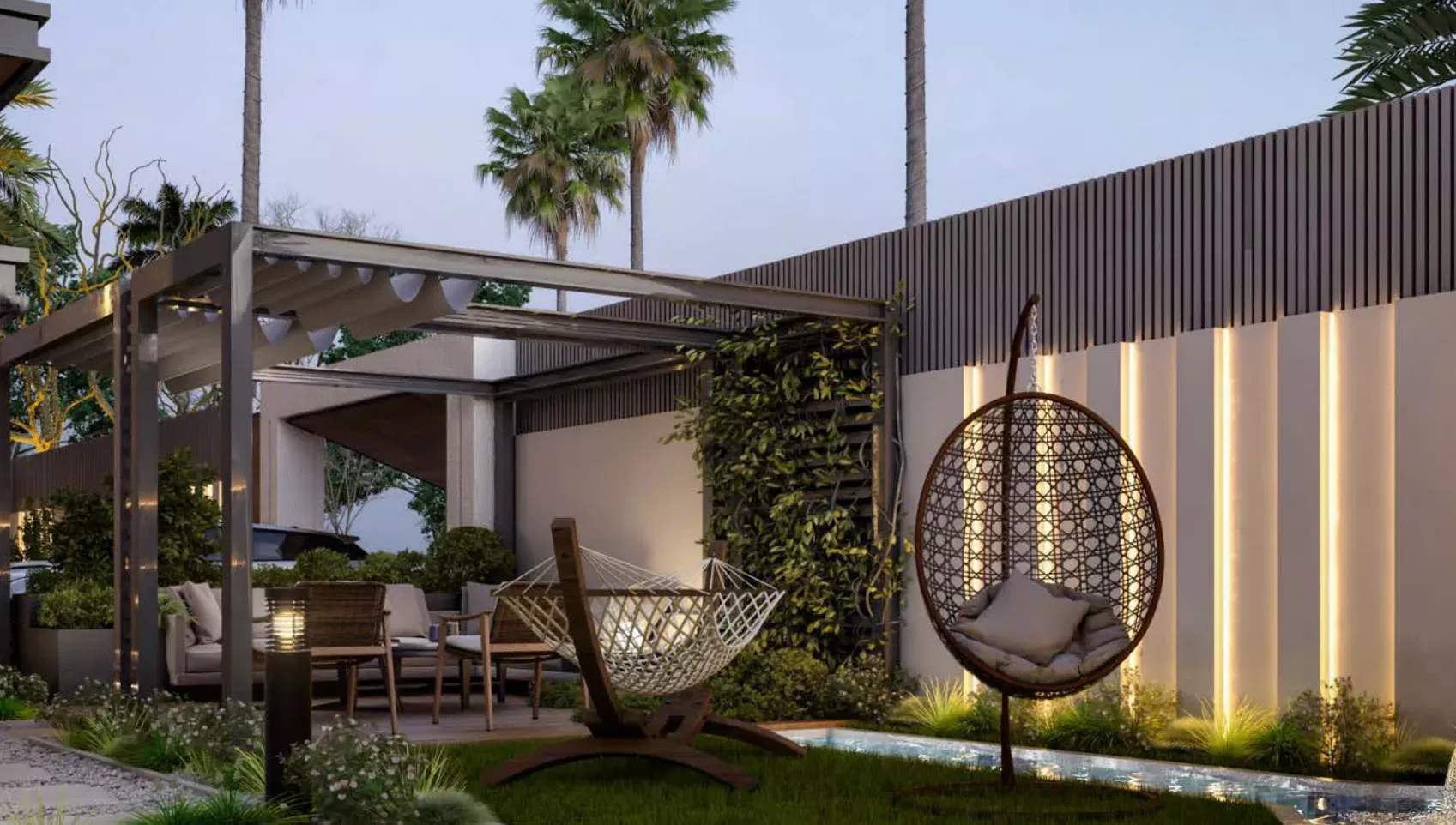 Experience the Ultimate Luxury: Modern House Veranda in Dubai