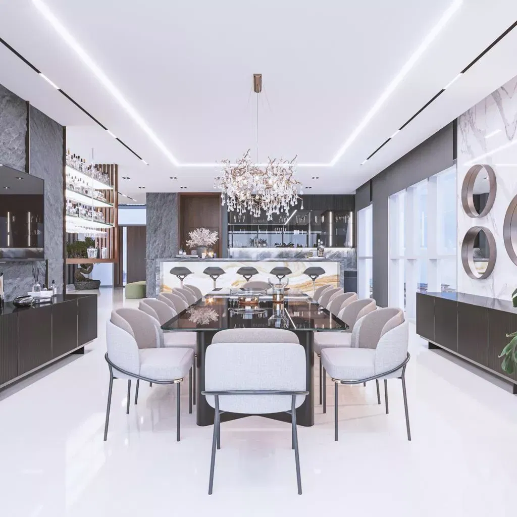 Creating the Perfect Luxury Dining Room in an Open Floor Plan