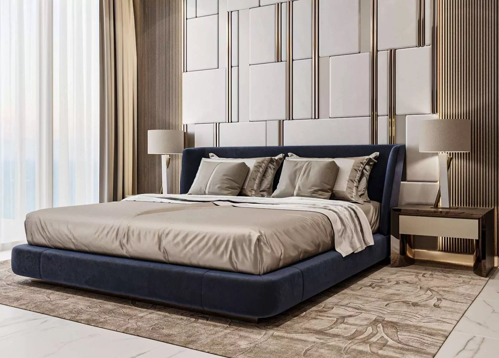 Exploring the Essence of Modern Bedroom Interiors in Abu Dhabi
