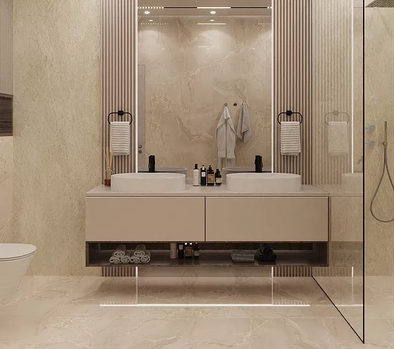 Experience the Advantages of a Spacious Bathroom Interior Design