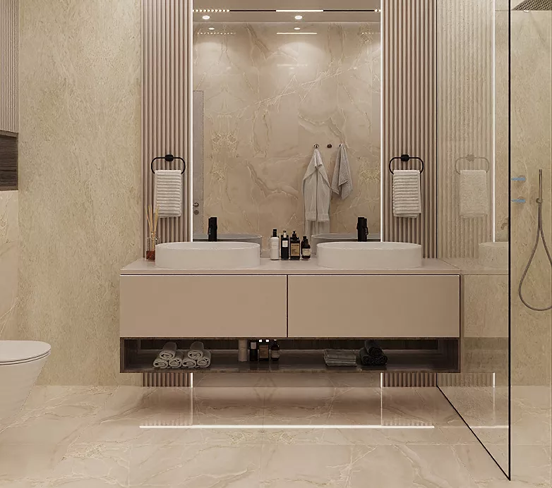 Experience the Advantages of a Spacious Bathroom Interior Design