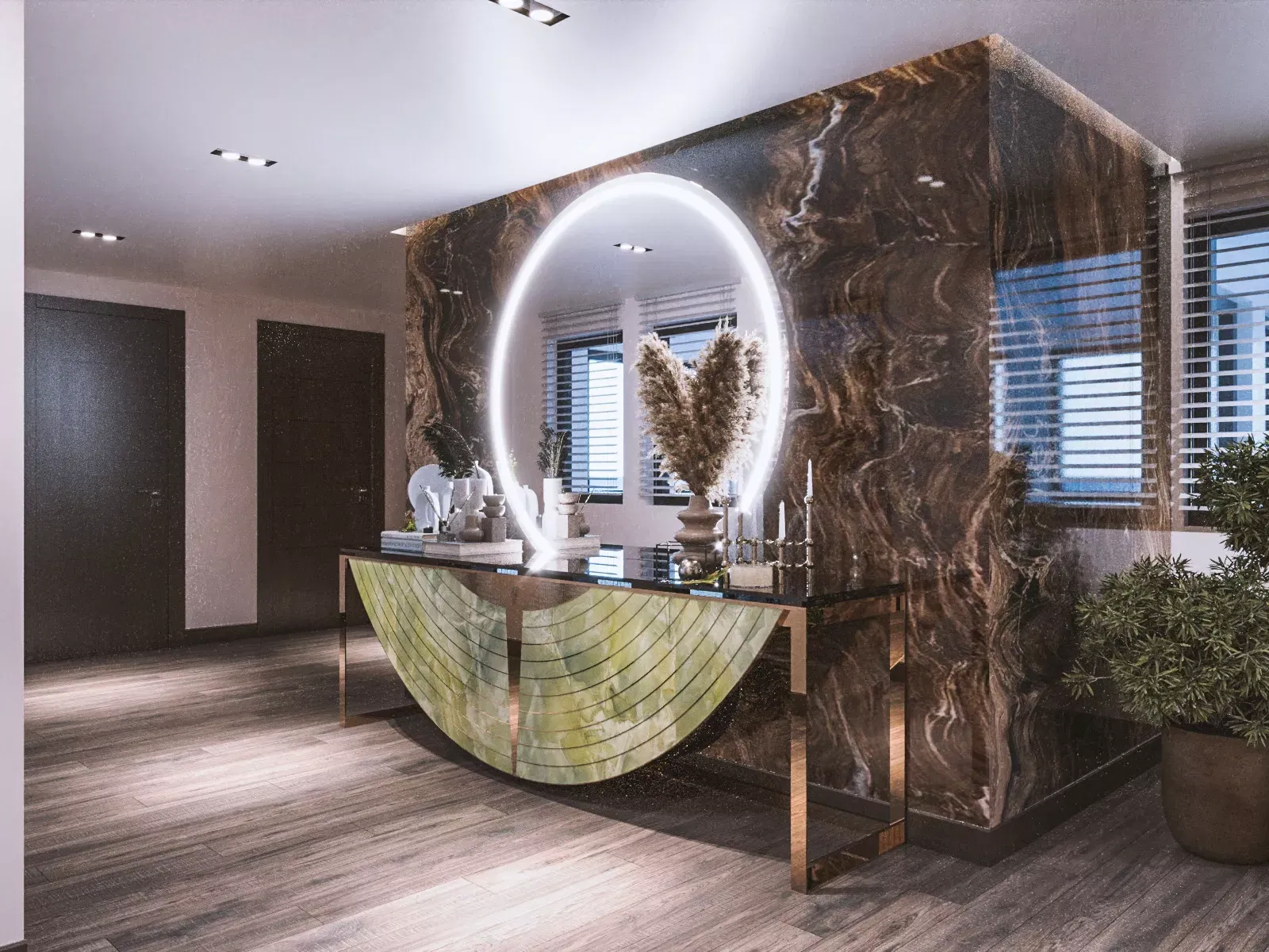 Exquisite Hallway Interior Design in Dubai: The Epitome of Elegance and Luxury