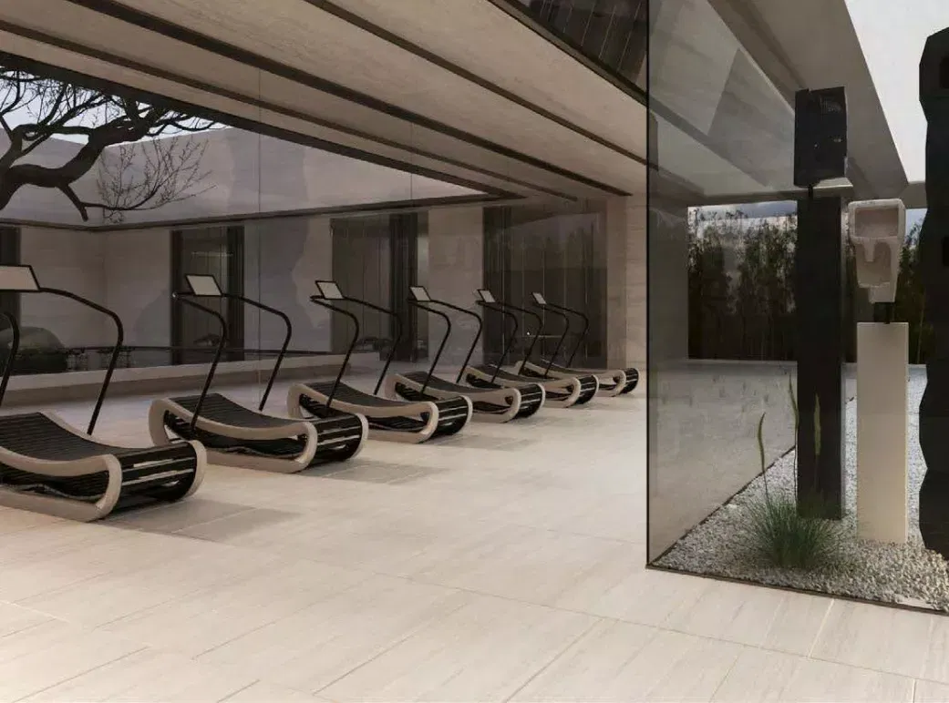 A Haven of Fitness: Villa Gym Interior Design