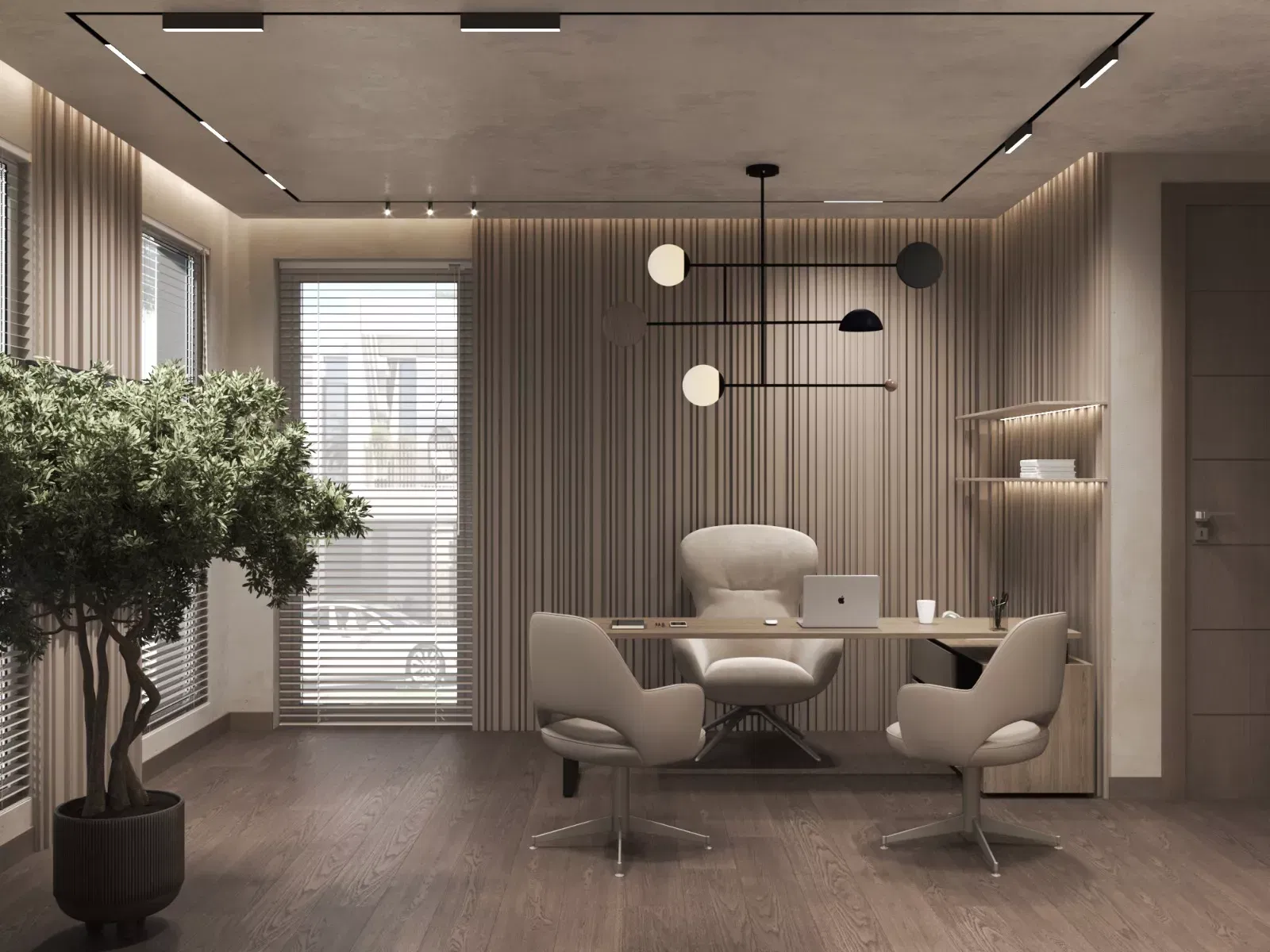 Exquisite Home Office Interior Designs for Dubai's Elite Homes
