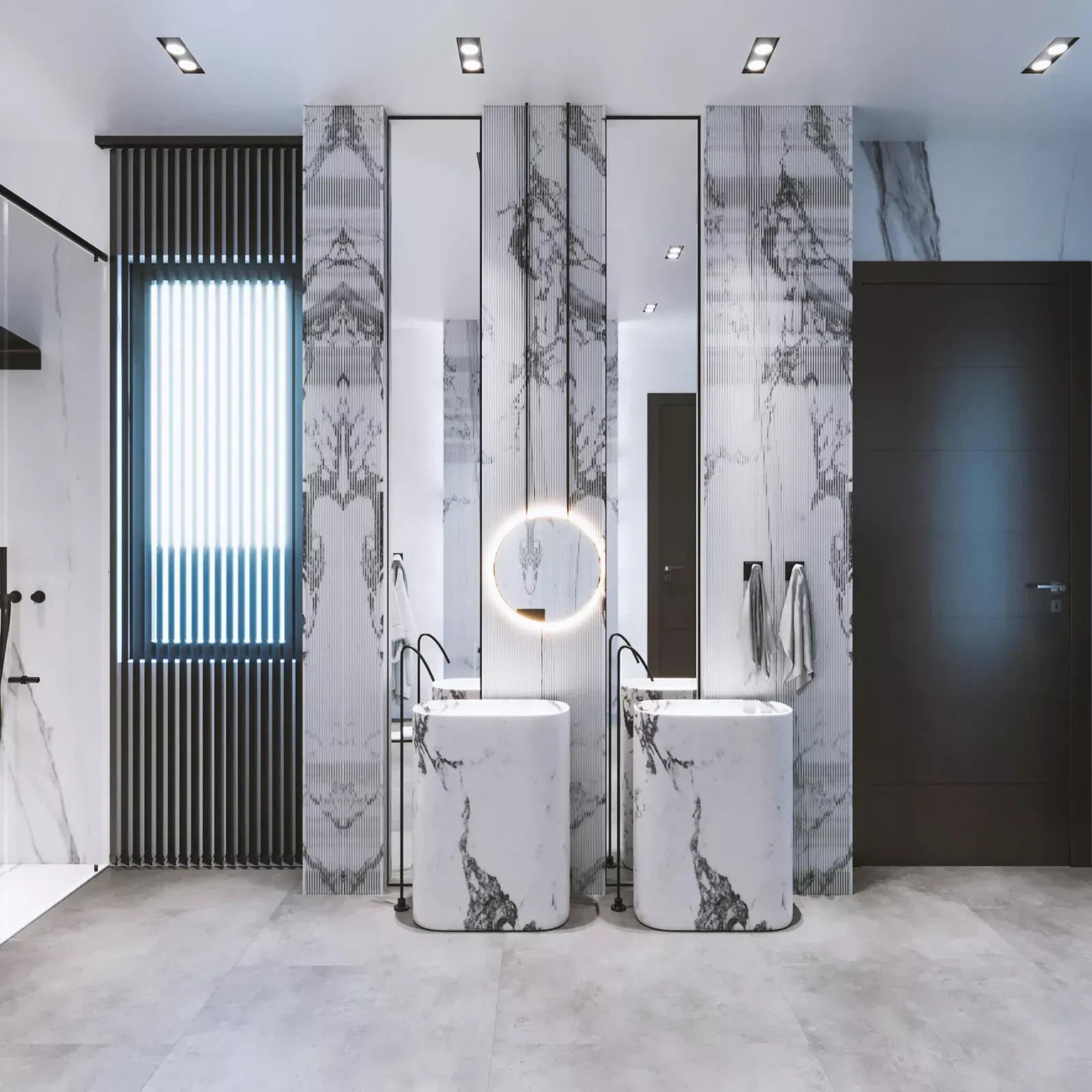 Elevate Your Bathroom with a Sophisticated Gray Interior Design