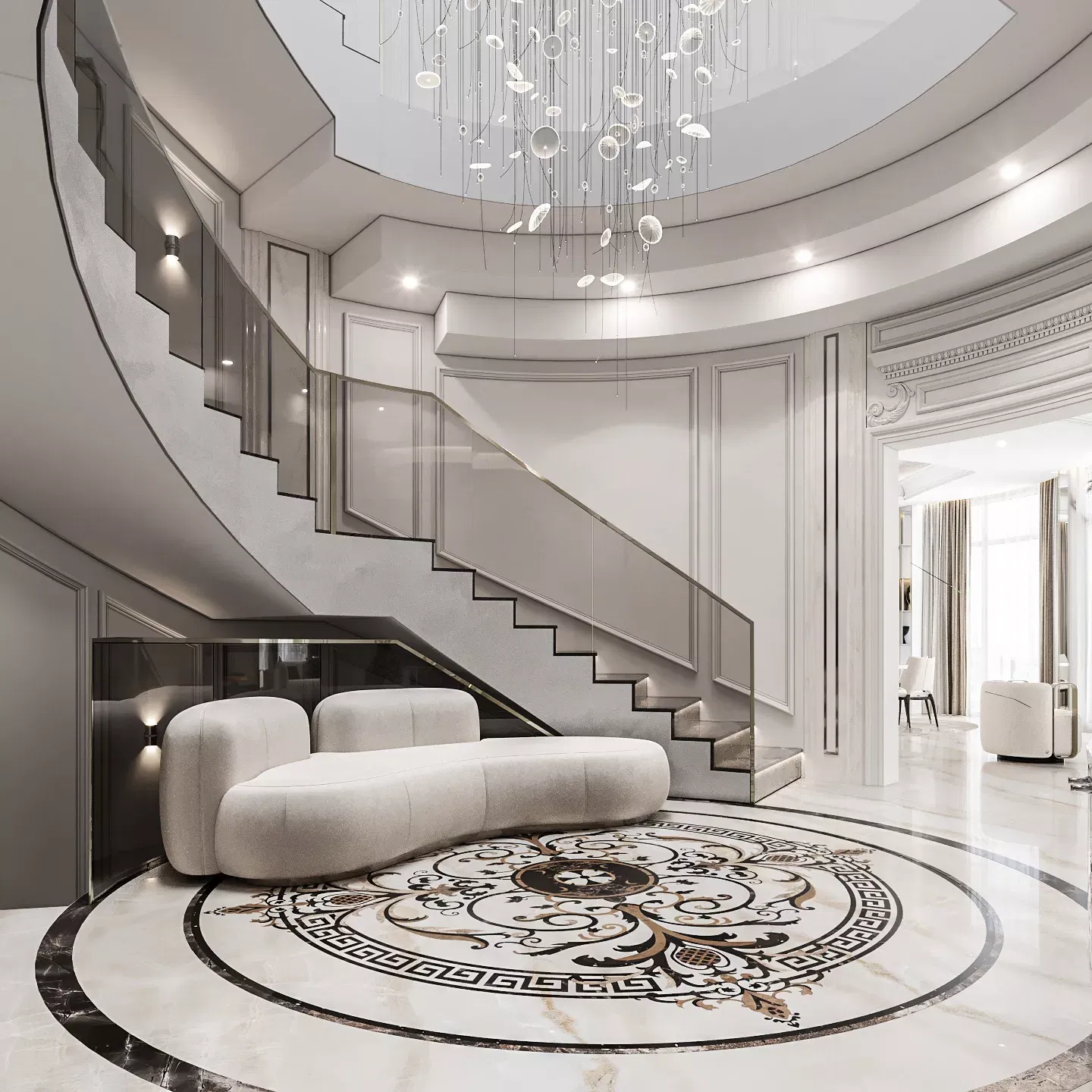 Elevating Luxury Living Room