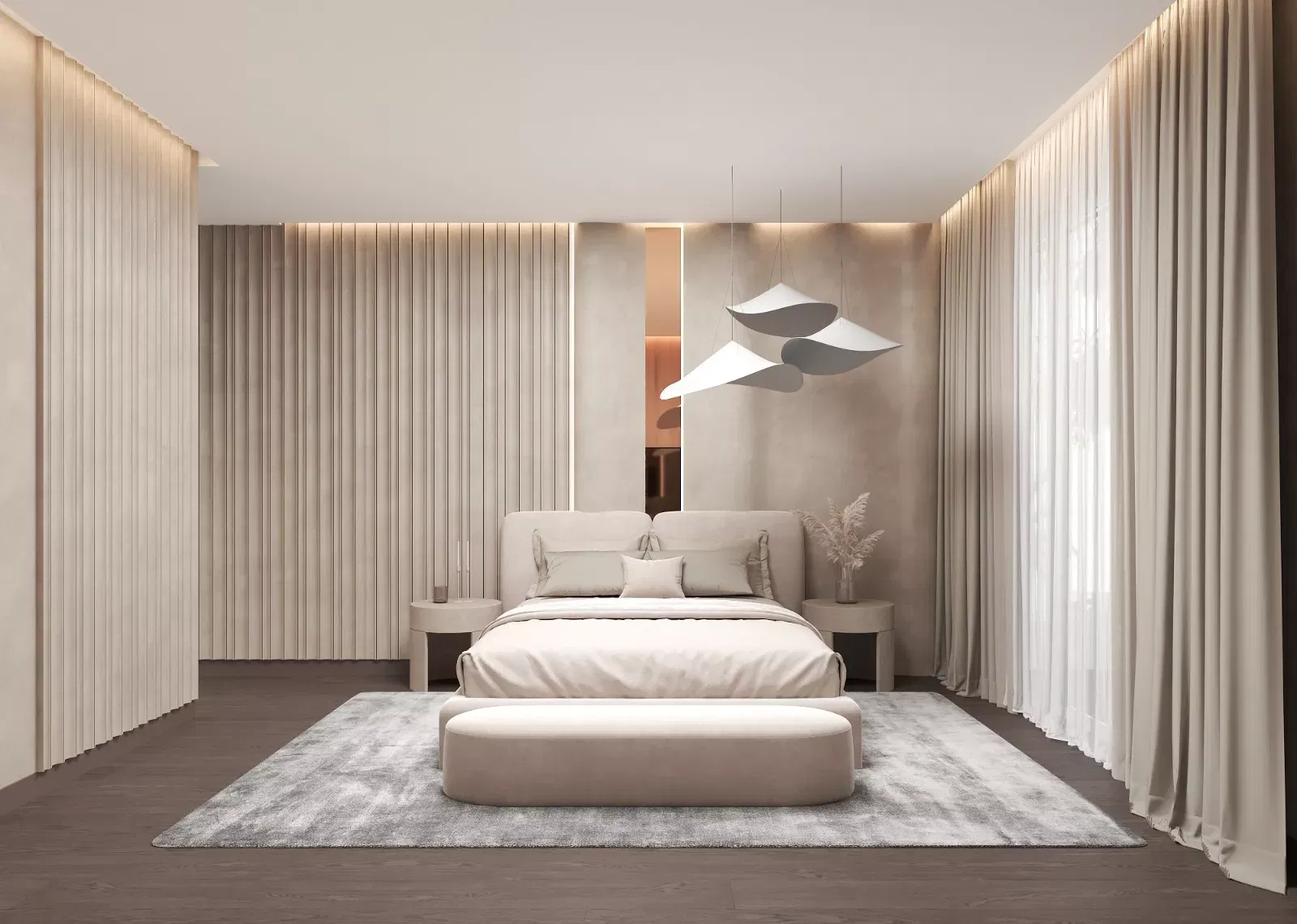 Selecting the Ideal Colors for a Modern Bedroom Interior Design