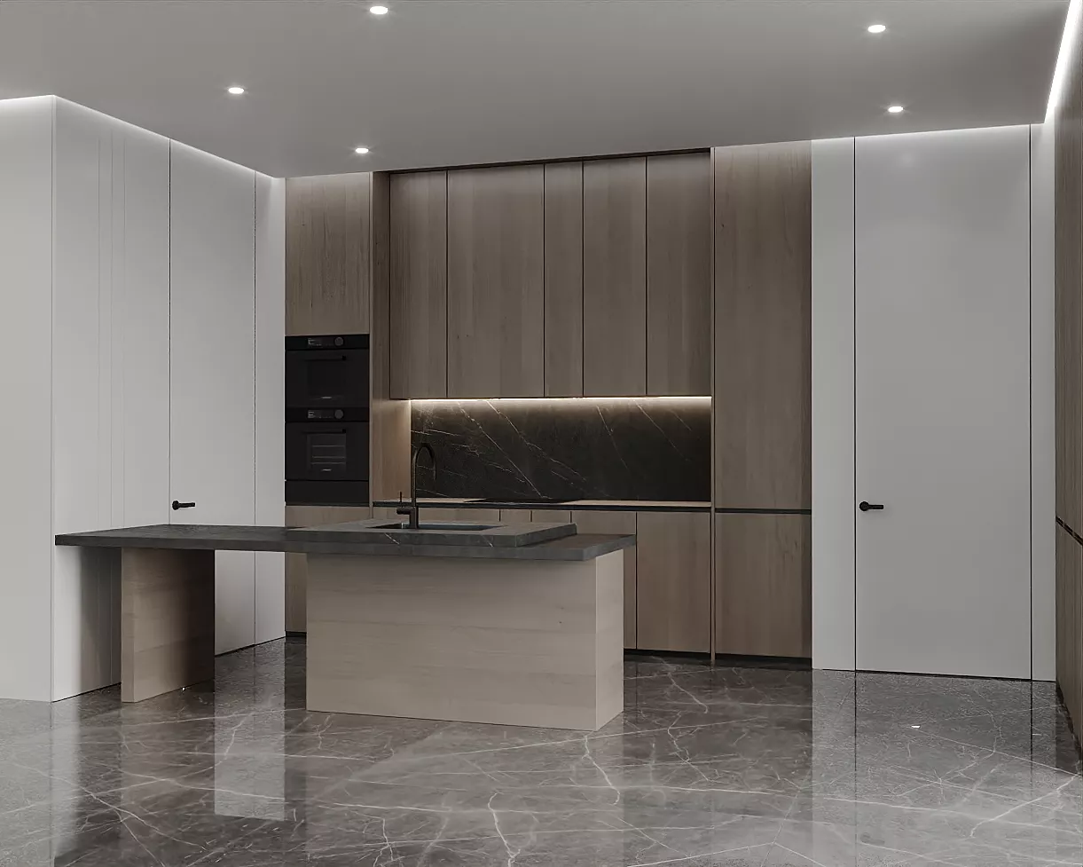 أفكار مبتكرة لتصميم مطبخ وغرفة طعام بتخطيط مفتوح