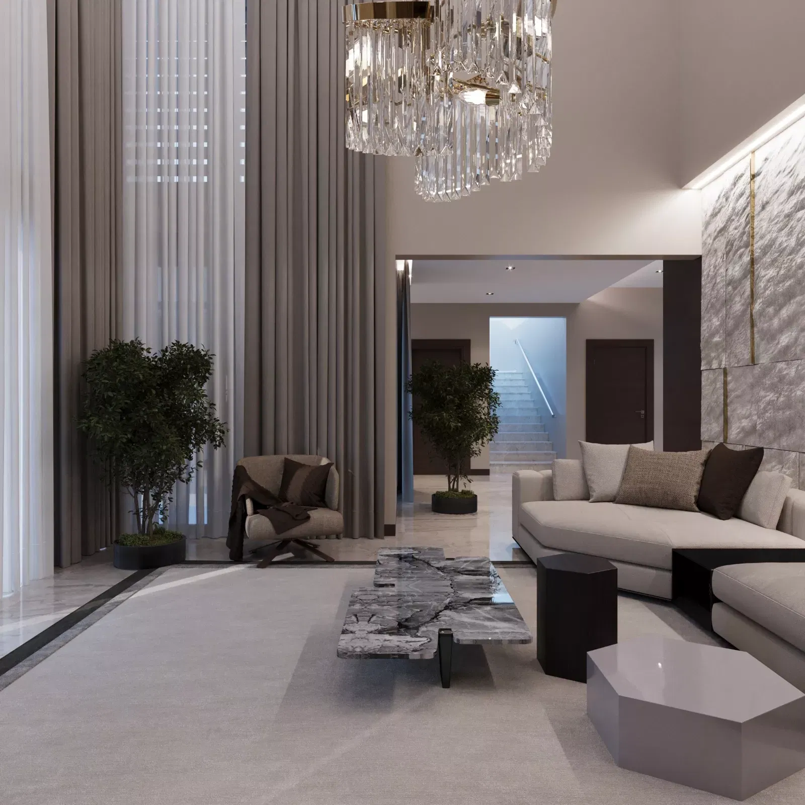 Luxury Apartment Interior Design in Dubai by The Antonovich Group