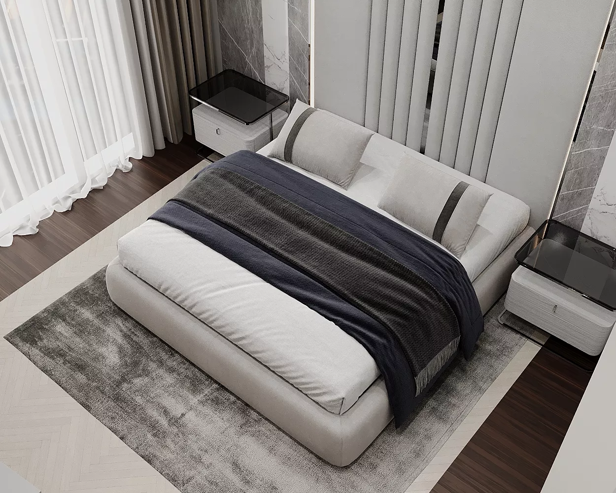 High-Ceiling Bedroom Interior Design Ideas