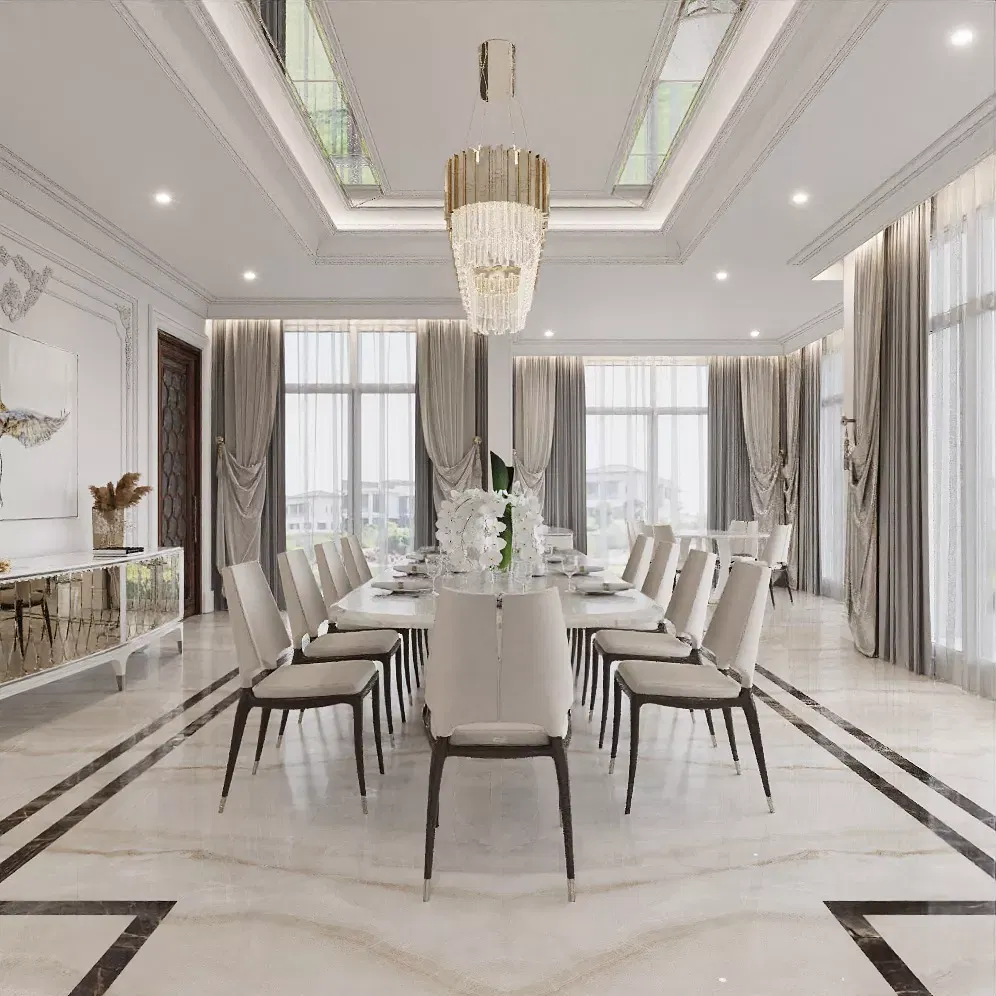 Dining Room Design with Clean Aesthetics