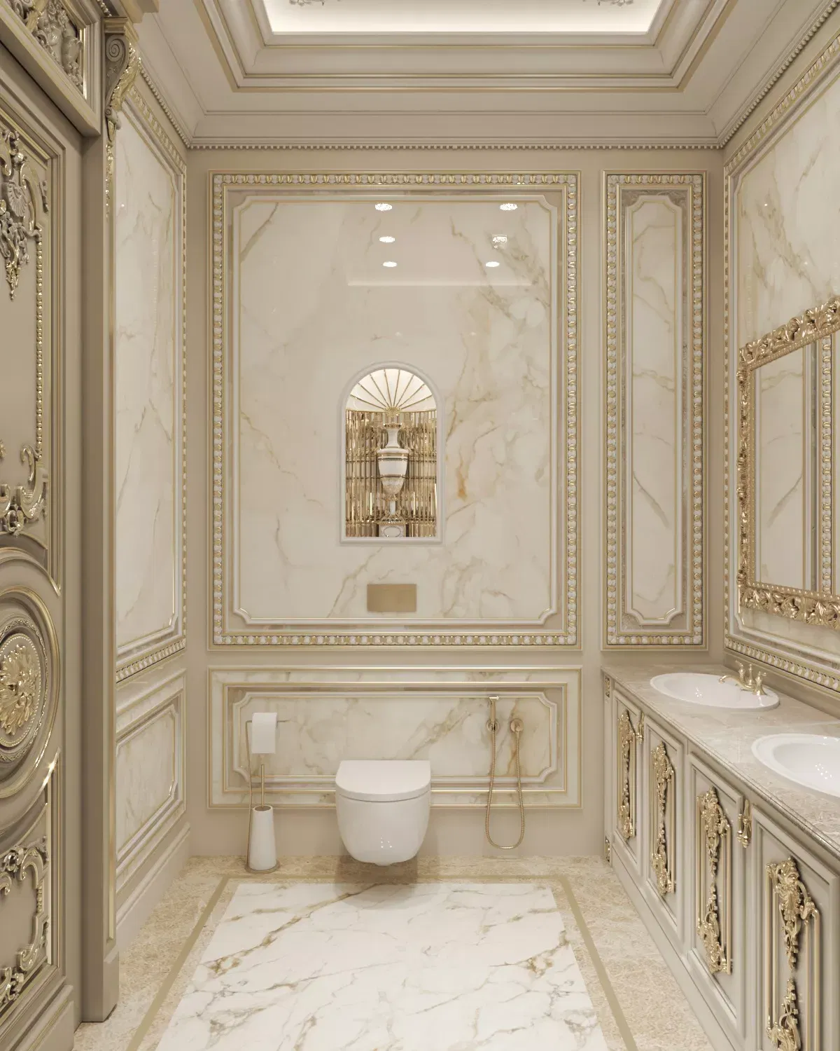Classic Luxury Bathroom Interior Design