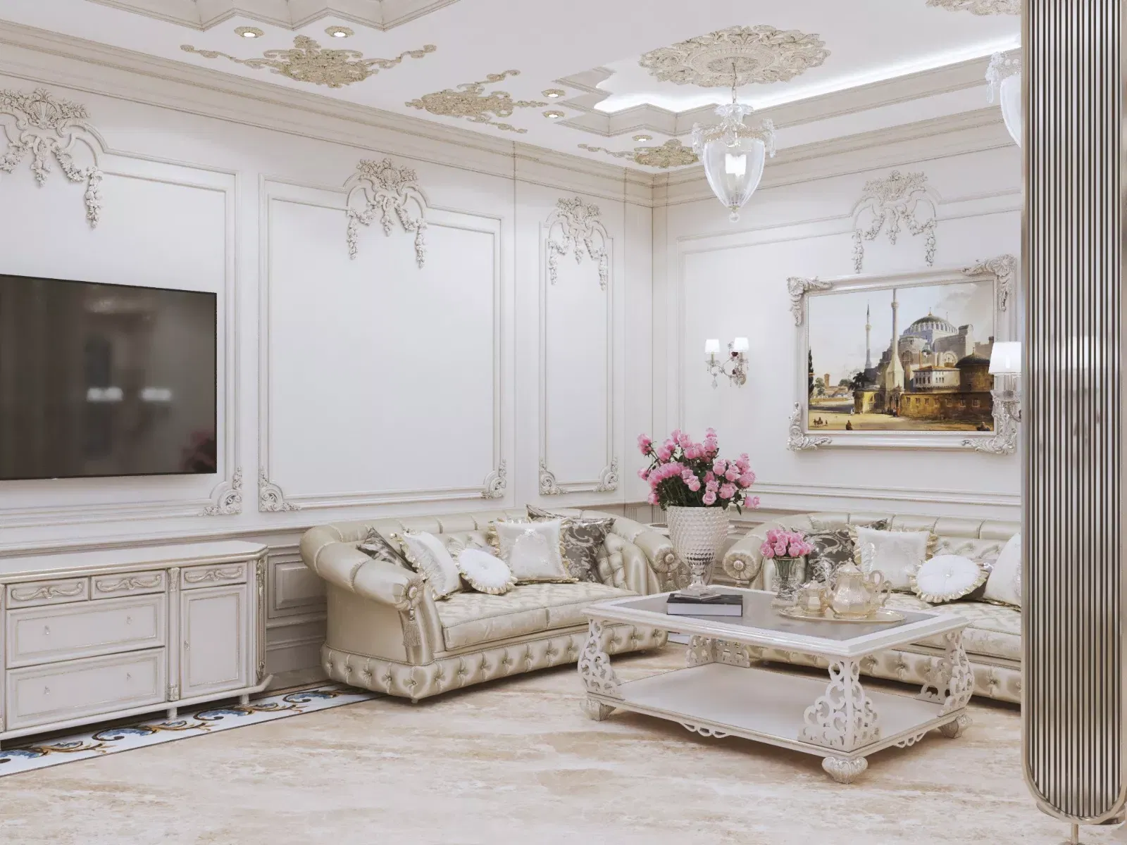 How to Decorate a Classic Luxury Living Room Interior
