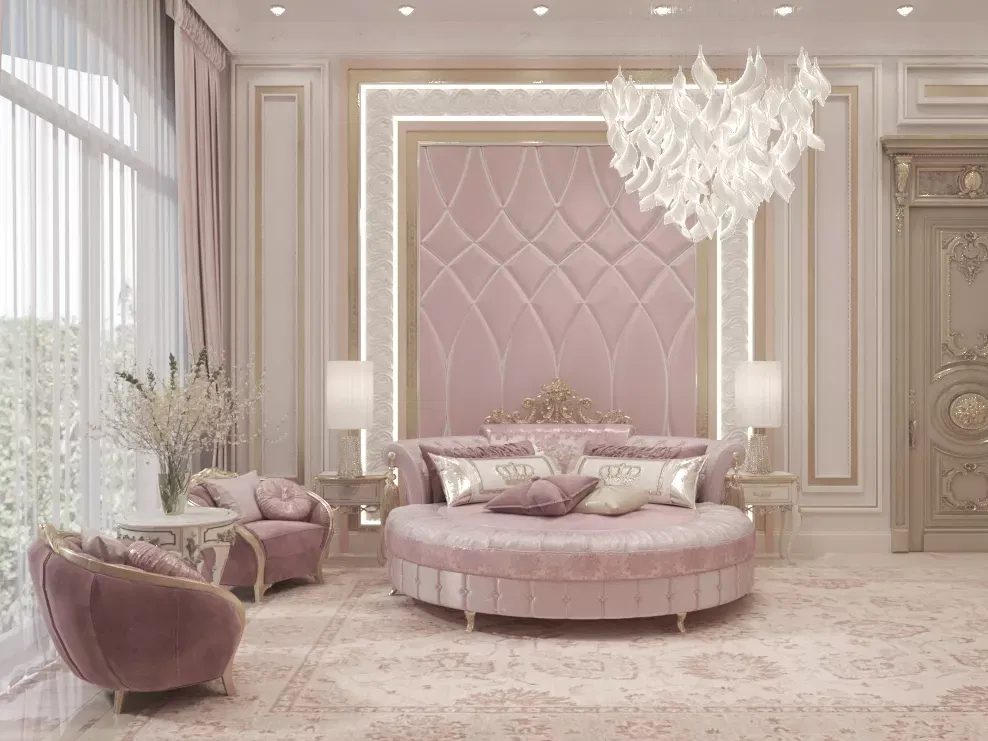 How to Style a Round Bed