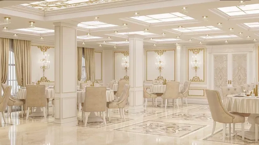 Wedding Hall Interior Design in Luxury Theme