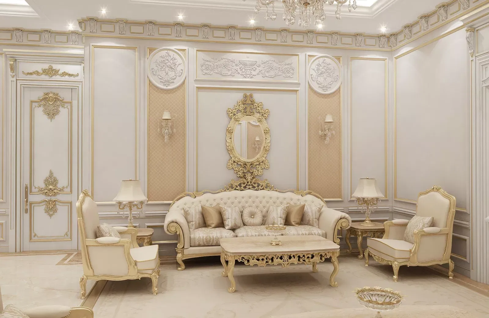 Furniture Pieces for Luxury Classic Hotel Reception