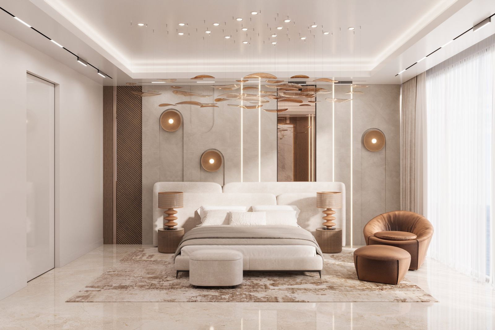 A Symphony of Aesthetics in Bedroom Interiors