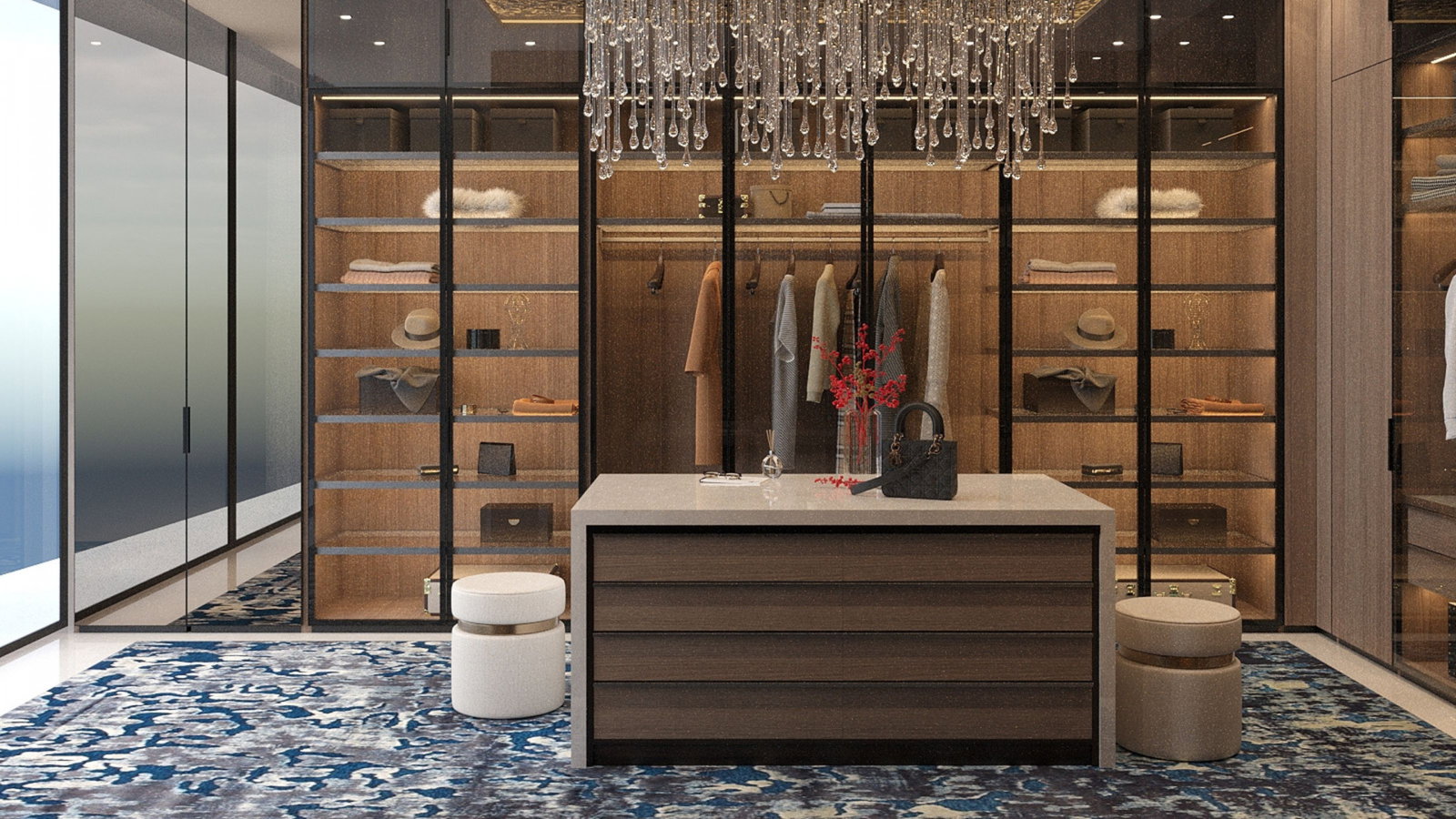Dressing Room Interior Design Expertise by the Top Joinery Fit-out Company in Dubai