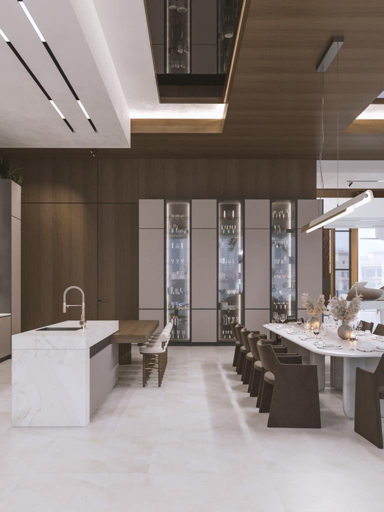 Mastery in Open Layout Kitchen and Dining Room Design
