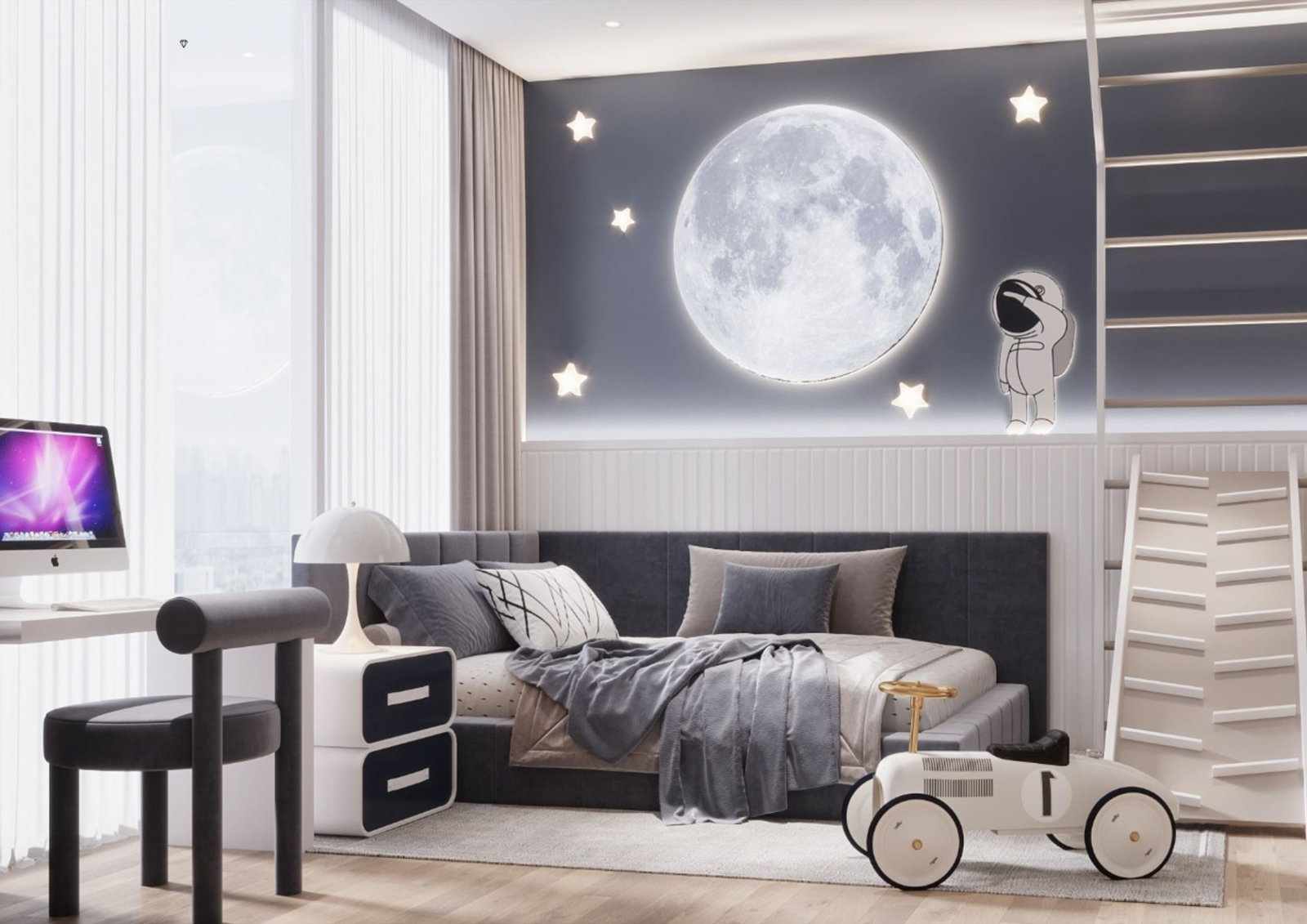 أفكار مبتكرة وعصرية لتصميم غرف نوم أطفال