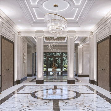 تصميم بهو مدخل فاخر يترك انطباعاً متميزاً