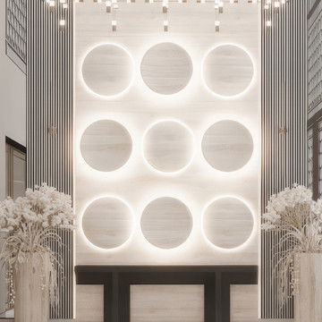 Indoor Porch Design for Modern Aesthetic Villa