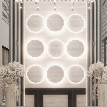 Indoor Porch Design for Modern Aesthetic Villa