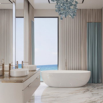 تصميم حمامات فاخرة وحلول صحية متقدمة للحمام