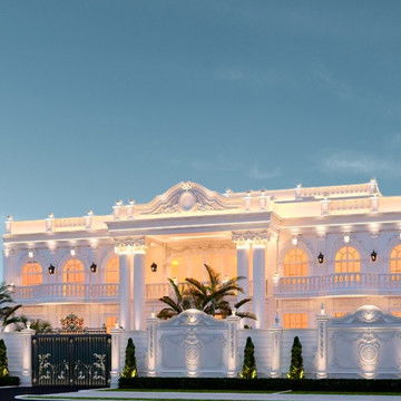 تصميم وتشطيب واجهات فيلات كلاسيكية فاخرة — أنطونوفيتش ديزاين (Antonovich Group): تحفة خالدة