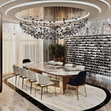 Elevating Interiors: Modern Ceiling Techniques by Antonovich Group