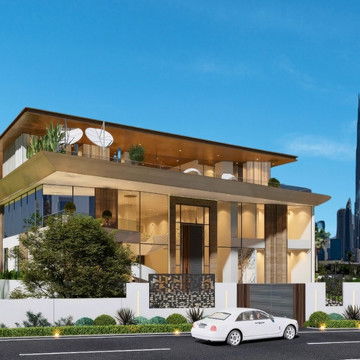 تصميم وتنفيذ مناظر طبيعية لفيلات فاخرة في جُميرا باي