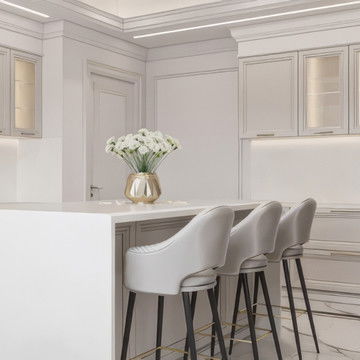 تصميم مطابخ حديثة وحلول نجارة وتركيبات فاخرة