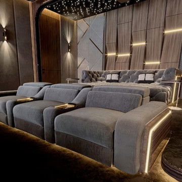 Transforming Entertainment Spaces: Luxury Interior Design Fit-Out for Home Cinema