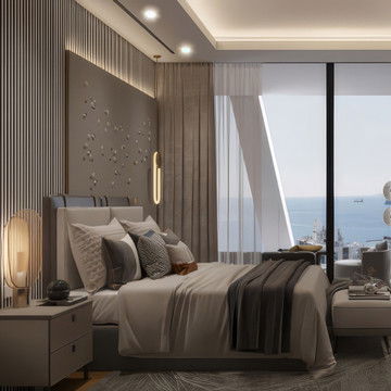 Master Bedroom Interior Design and Fit-Out for Modern Apartments