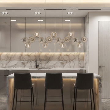 Culinary Elegance: Luxury Kitchen Interior Design and Fit-Out by Antonovich Group