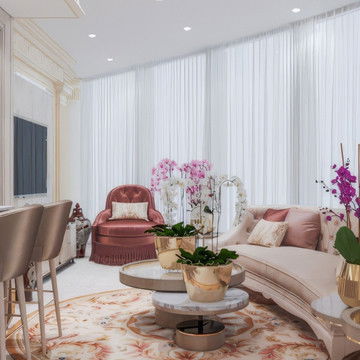 Interior Design and Fit-out for Luxury Apartment in Burj Khalifa Dubai