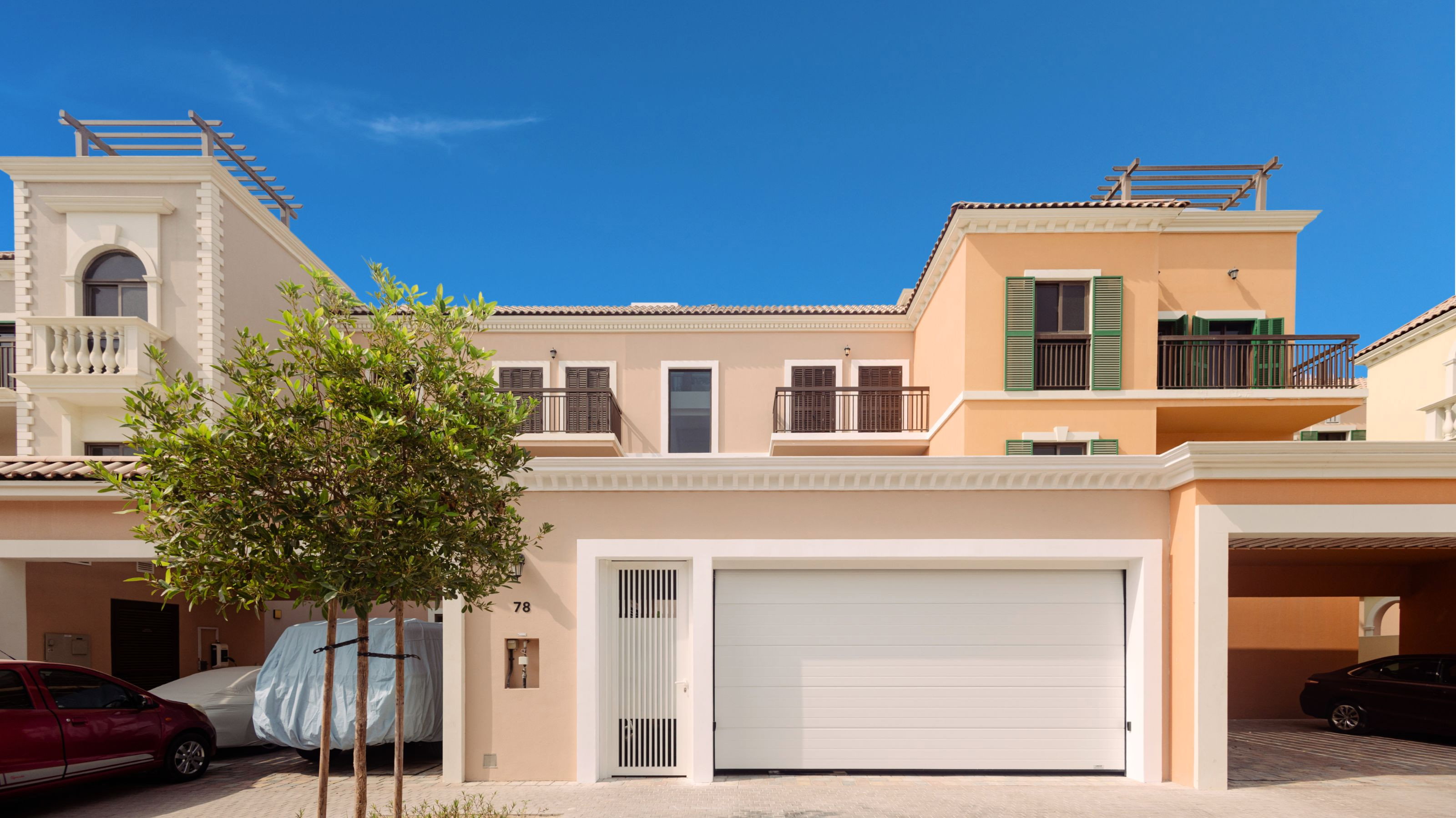 Project Management Consulting for Villas Featuring Exterior Design and Landscape Mastery in La Mer Dubai
