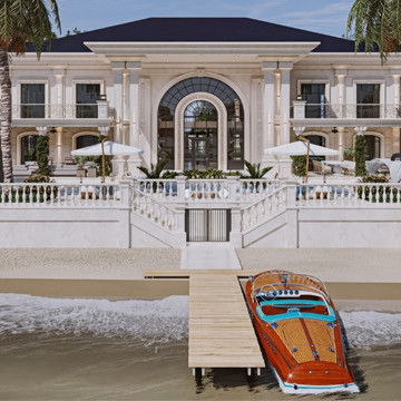 Timeless Elegance: Luxury Classic Villa Exterior and Landscape Design