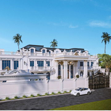 تحويل واجهات قصور جميرا ١ الخارجية الفاخرة