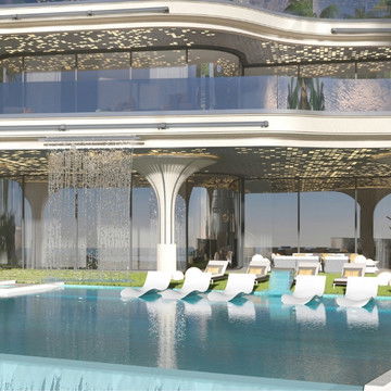 فن تصميم الحدائق الشاطئية الفاخرة