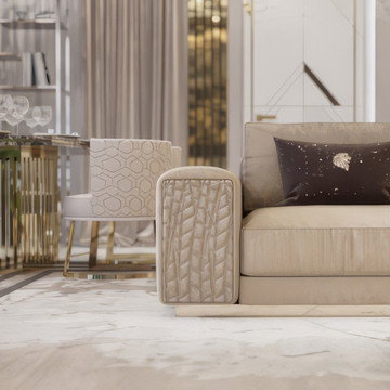 Luxury Furniture Selections for Modern Living Room Interior Design