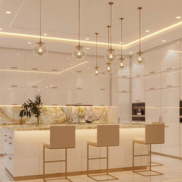 تصميم مطابخ فاخرة للمنازل العصرية في دبي